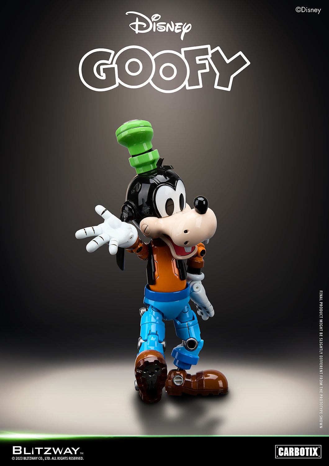 Pedido Figura Goofy (DIECAST) - Disney Carbotix Series marca Blitzway BW-CA-10504 (20.7 cm)