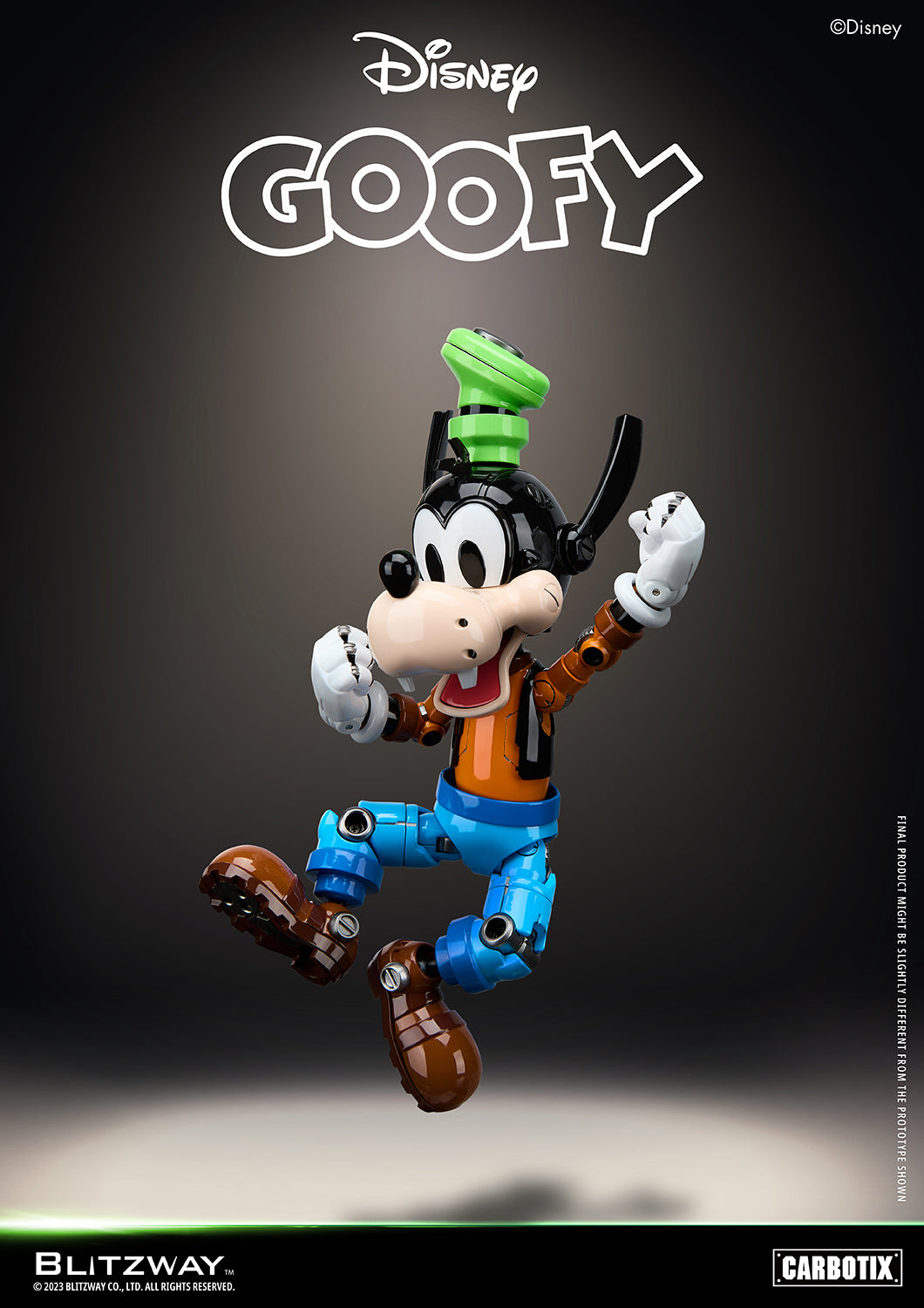 Pedido Figura Goofy (DIECAST) - Disney Carbotix Series marca Blitzway BW-CA-10504 (20.7 cm)