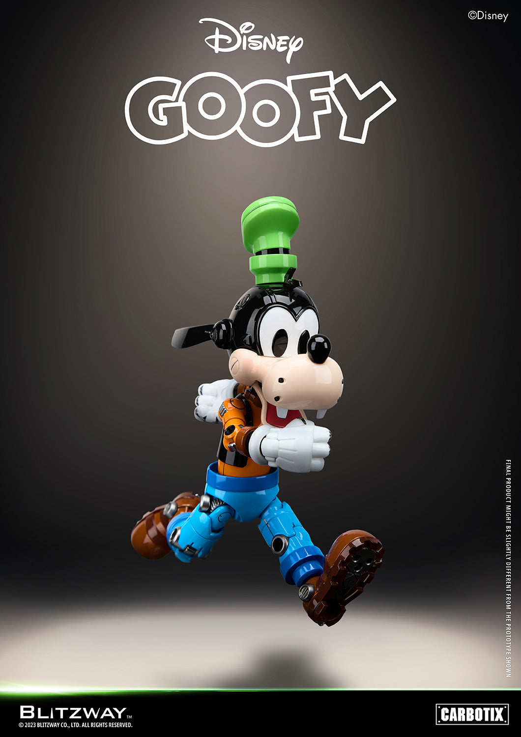 Pedido Figura Goofy (DIECAST) - Disney Carbotix Series marca Blitzway BW-CA-10504 (20.7 cm)