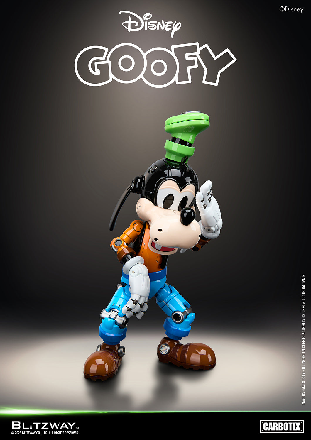 Pedido Figura Goofy (DIECAST) - Disney Carbotix Series marca Blitzway BW-CA-10504 (20.7 cm)