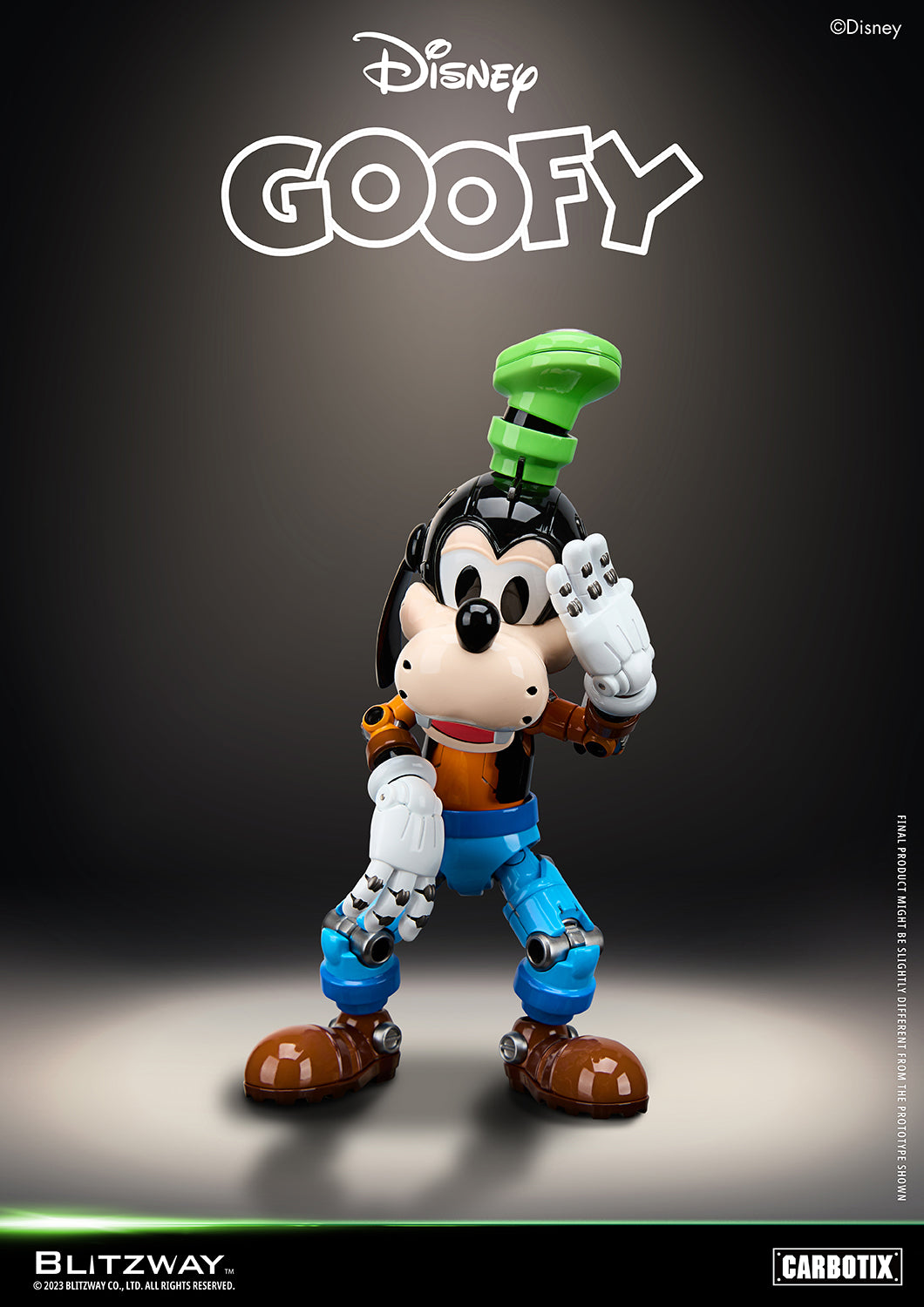 Pedido Figura Goofy (DIECAST) - Disney Carbotix Series marca Blitzway BW-CA-10504 (20.7 cm)