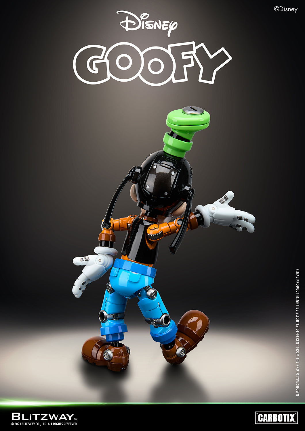 Pedido Figura Goofy (DIECAST) - Disney Carbotix Series marca Blitzway BW-CA-10504 (20.7 cm)