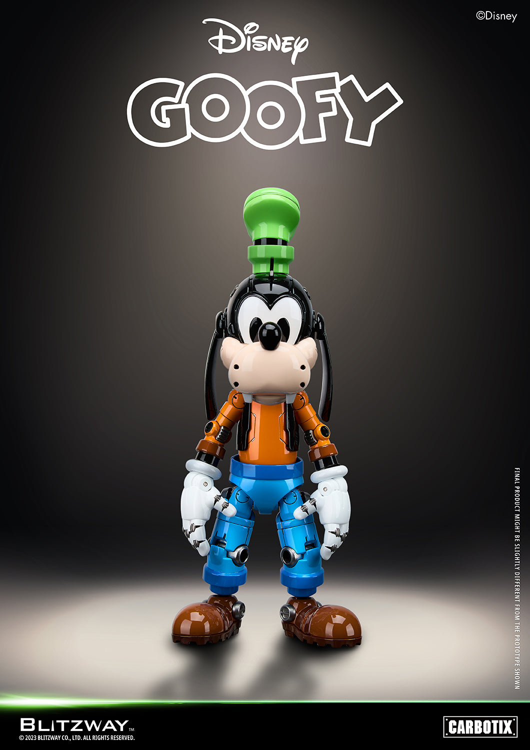 Pedido Figura Goofy (DIECAST) - Disney Carbotix Series marca Blitzway BW-CA-10504 (20.7 cm)