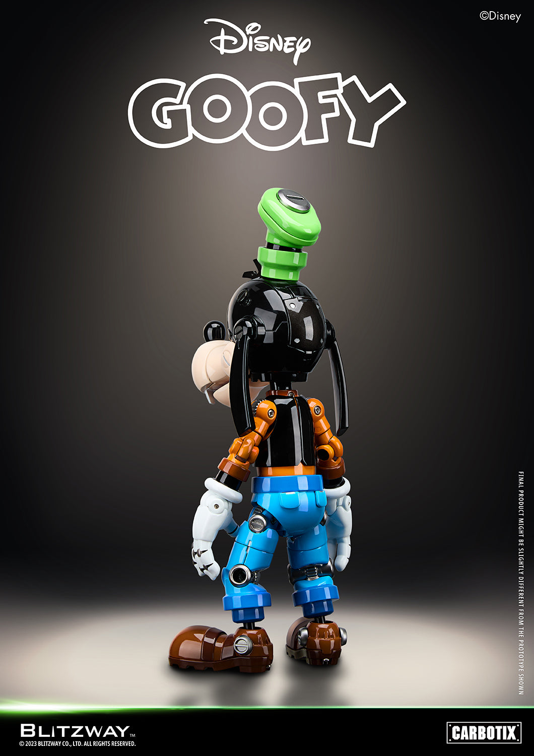Pedido Figura Goofy (DIECAST) - Disney Carbotix Series marca Blitzway BW-CA-10504 (20.7 cm)