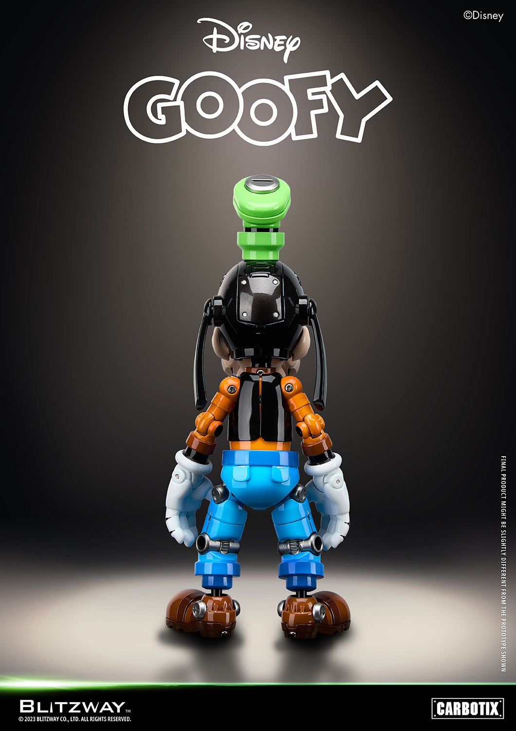 Pedido Figura Goofy (DIECAST) - Disney Carbotix Series marca Blitzway BW-CA-10504 (20.7 cm)