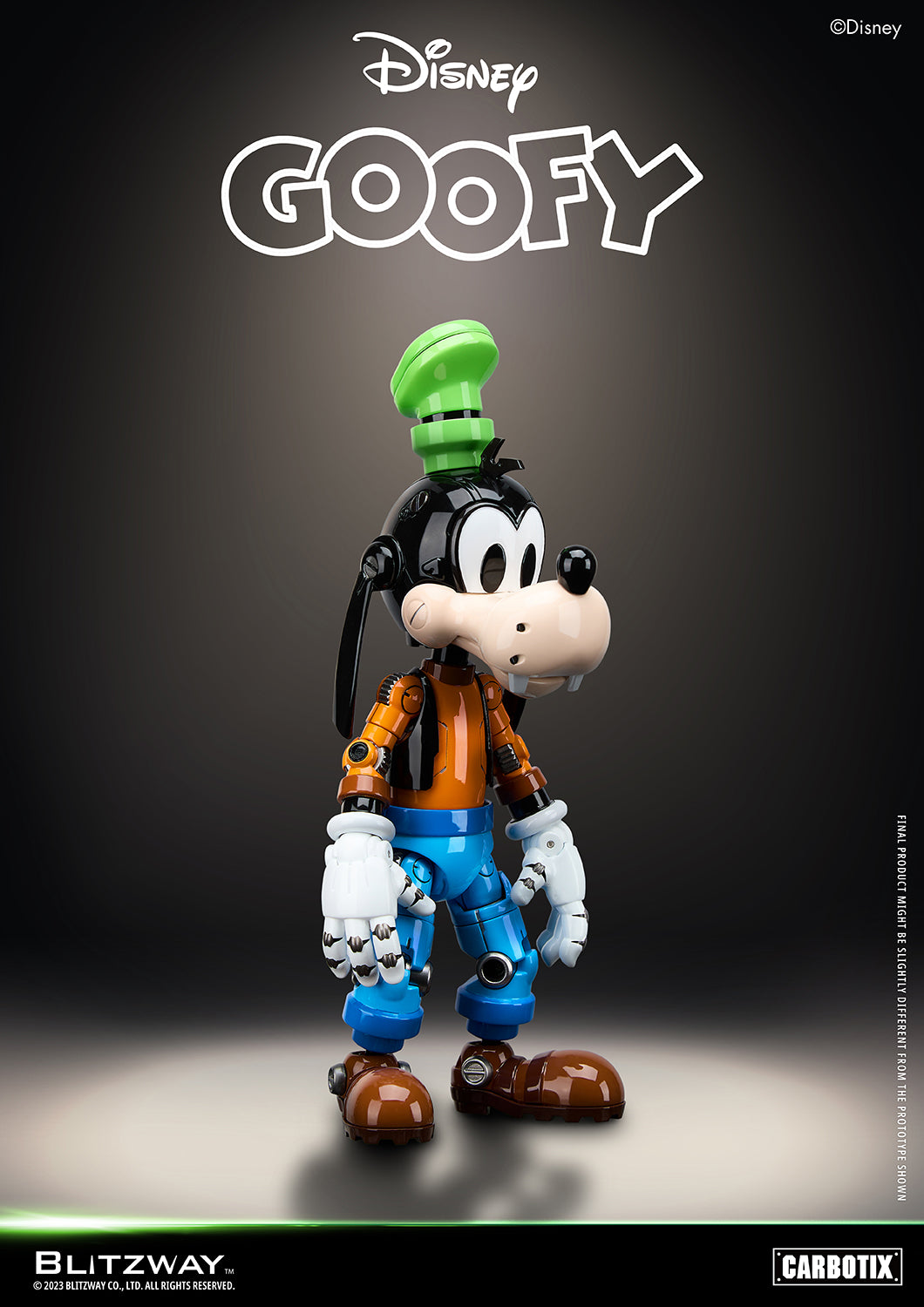 Pedido Figura Goofy (DIECAST) - Disney Carbotix Series marca Blitzway BW-CA-10504 (20.7 cm)