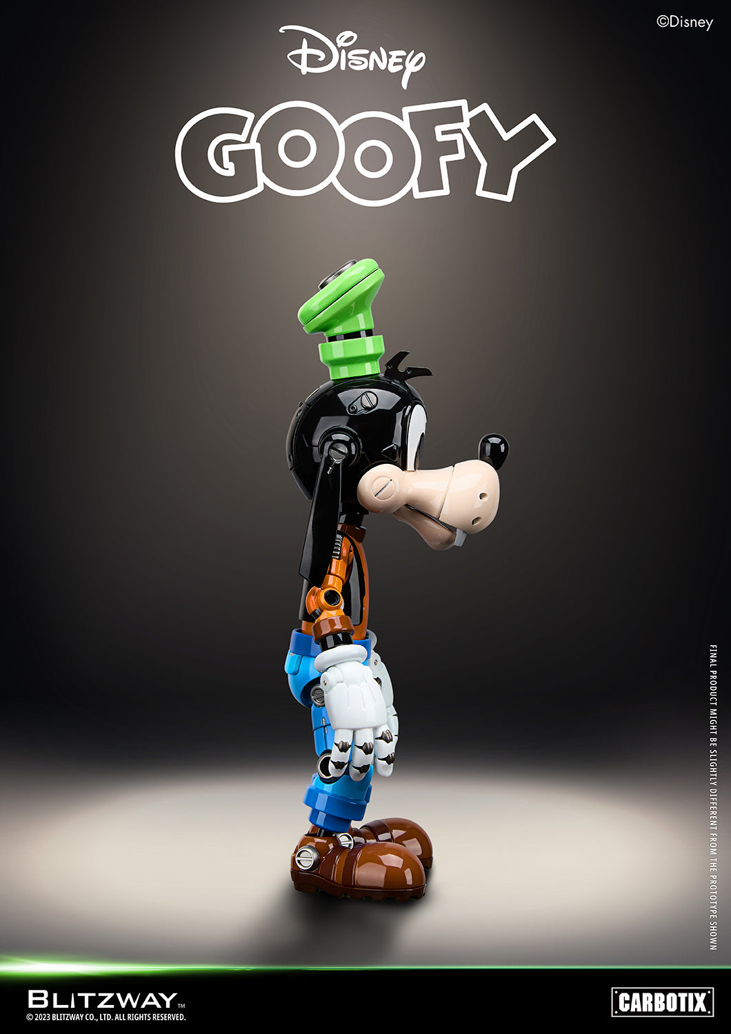 Pedido Figura Goofy (DIECAST) - Disney Carbotix Series marca Blitzway BW-CA-10504 (20.7 cm)