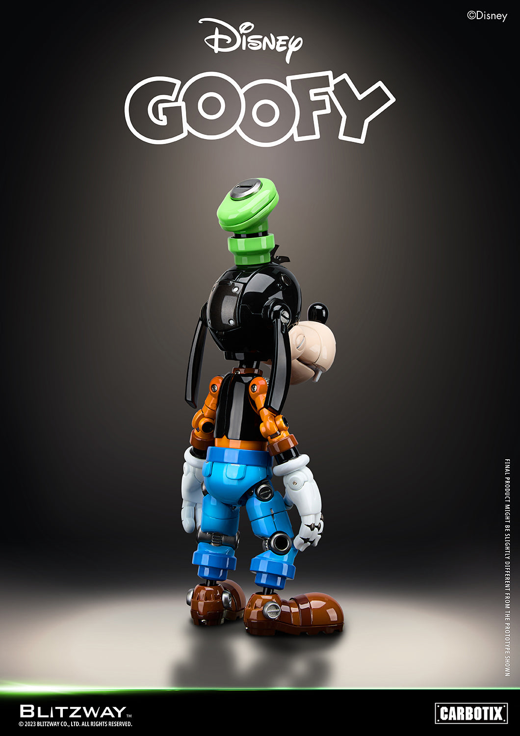 Pedido Figura Goofy (DIECAST) - Disney Carbotix Series marca Blitzway BW-CA-10504 (20.7 cm)