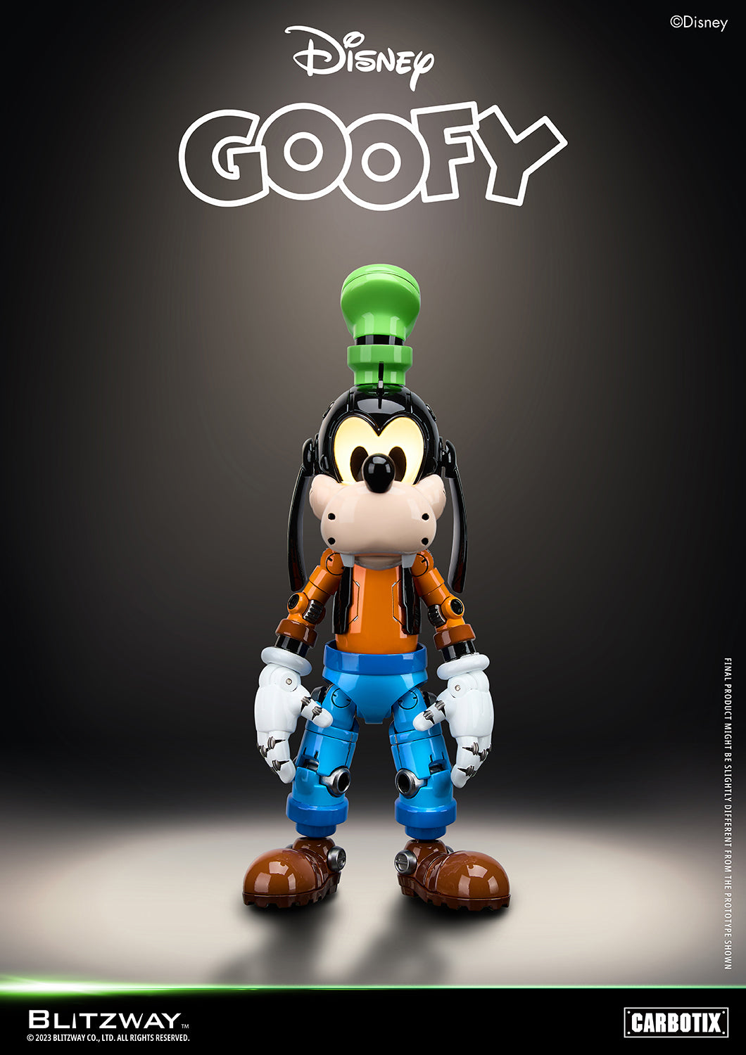 Pedido Figura Goofy (DIECAST) - Disney Carbotix Series marca Blitzway BW-CA-10504 (20.7 cm)