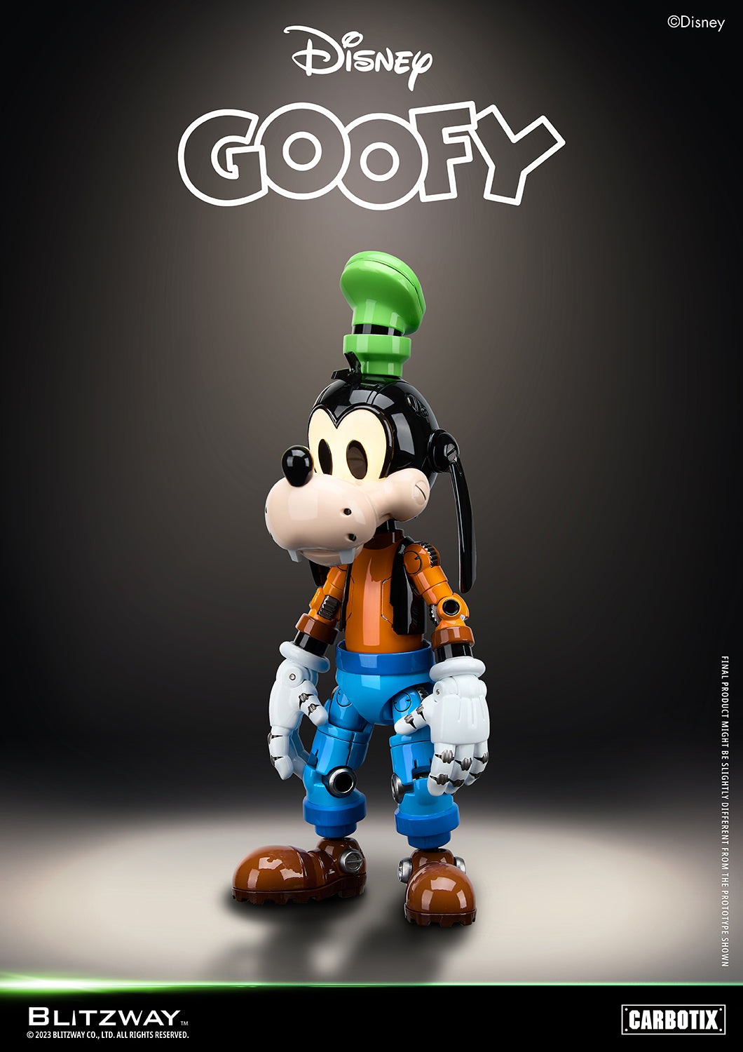 Pedido Figura Goofy (DIECAST) - Disney Carbotix Series marca Blitzway BW-CA-10504 (20.7 cm)