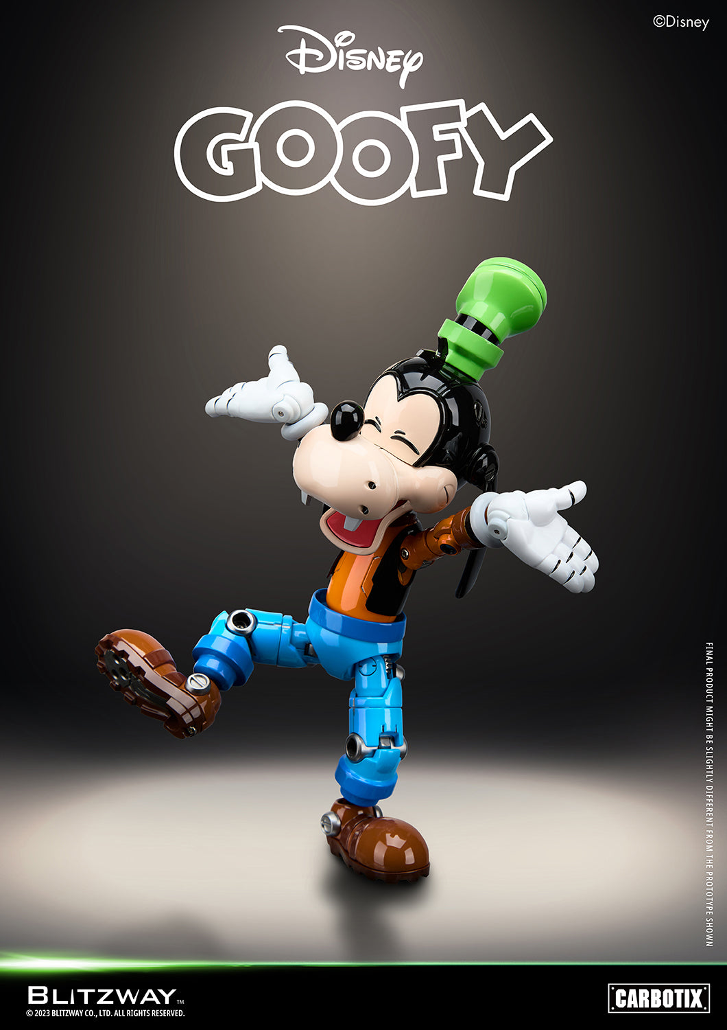 Pedido Figura Goofy (DIECAST) - Disney Carbotix Series marca Blitzway BW-CA-10504 (20.7 cm)