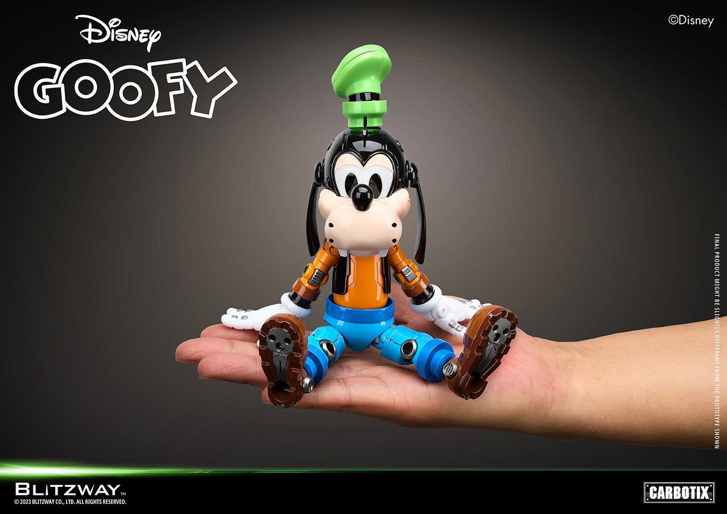Pedido Figura Goofy (DIECAST) - Disney Carbotix Series marca Blitzway BW-CA-10504 (20.7 cm)