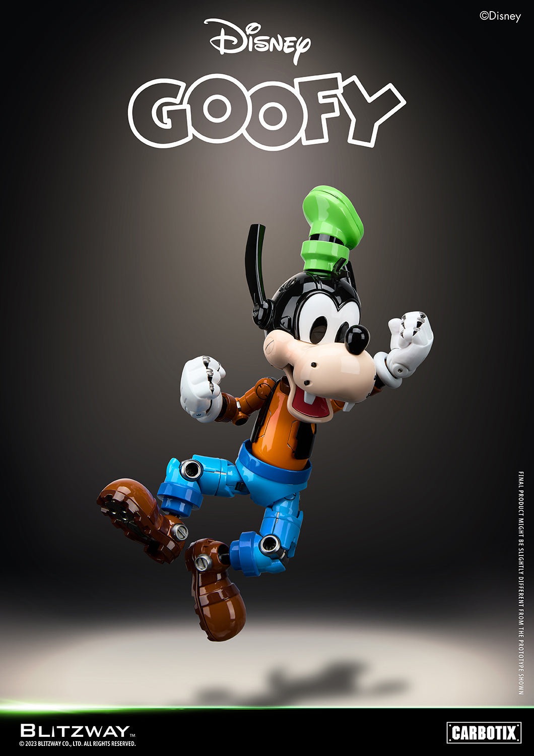 Pedido Figura Goofy (DIECAST) - Disney Carbotix Series marca Blitzway BW-CA-10504 (20.7 cm)