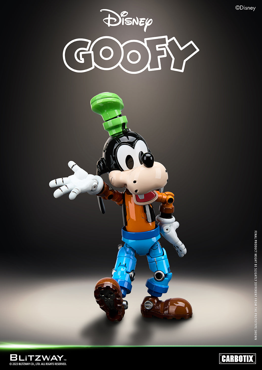 Pedido Figura Goofy (DIECAST) - Disney Carbotix Series marca Blitzway BW-CA-10504 (20.7 cm)