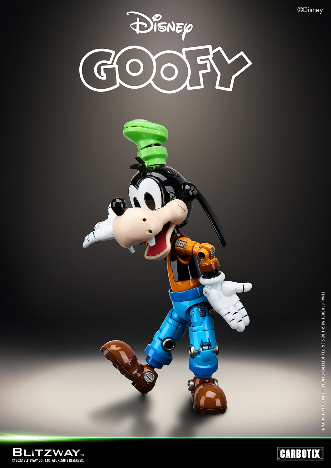 Pedido Figura Goofy (DIECAST) - Disney Carbotix Series marca Blitzway BW-CA-10504 (20.7 cm)