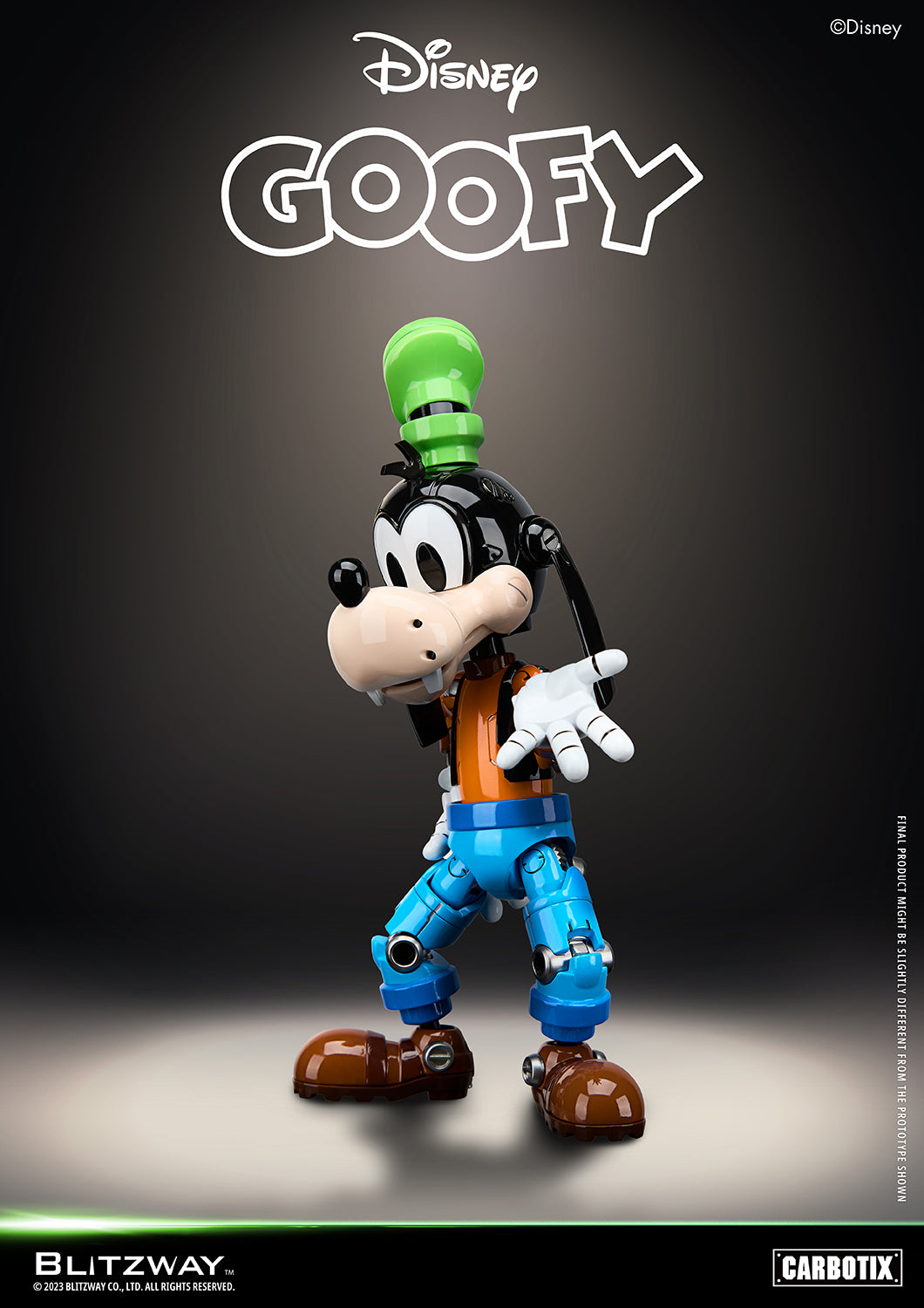 Pedido Figura Goofy (DIECAST) - Disney Carbotix Series marca Blitzway BW-CA-10504 (20.7 cm)