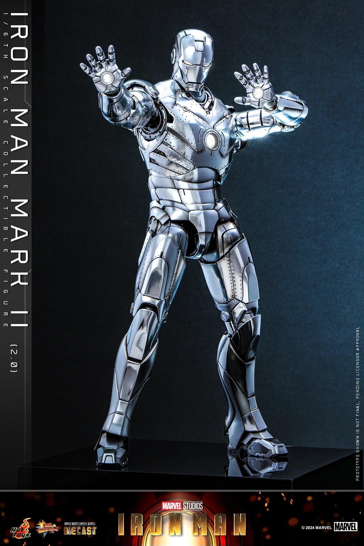 Preventa Figura Hot Toys Iron Man Mark II (2.0) marca Hot Toys MMS733 D59 escala 1/6