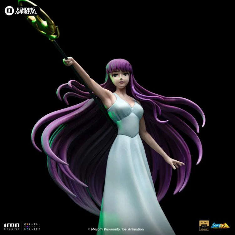 Preventa Estatua Saori Kido (Deluxe version) - Saint Seiya / Caballeros de Zodiaco - Limited Edition marca Iron Studios escala de arte 1/10
