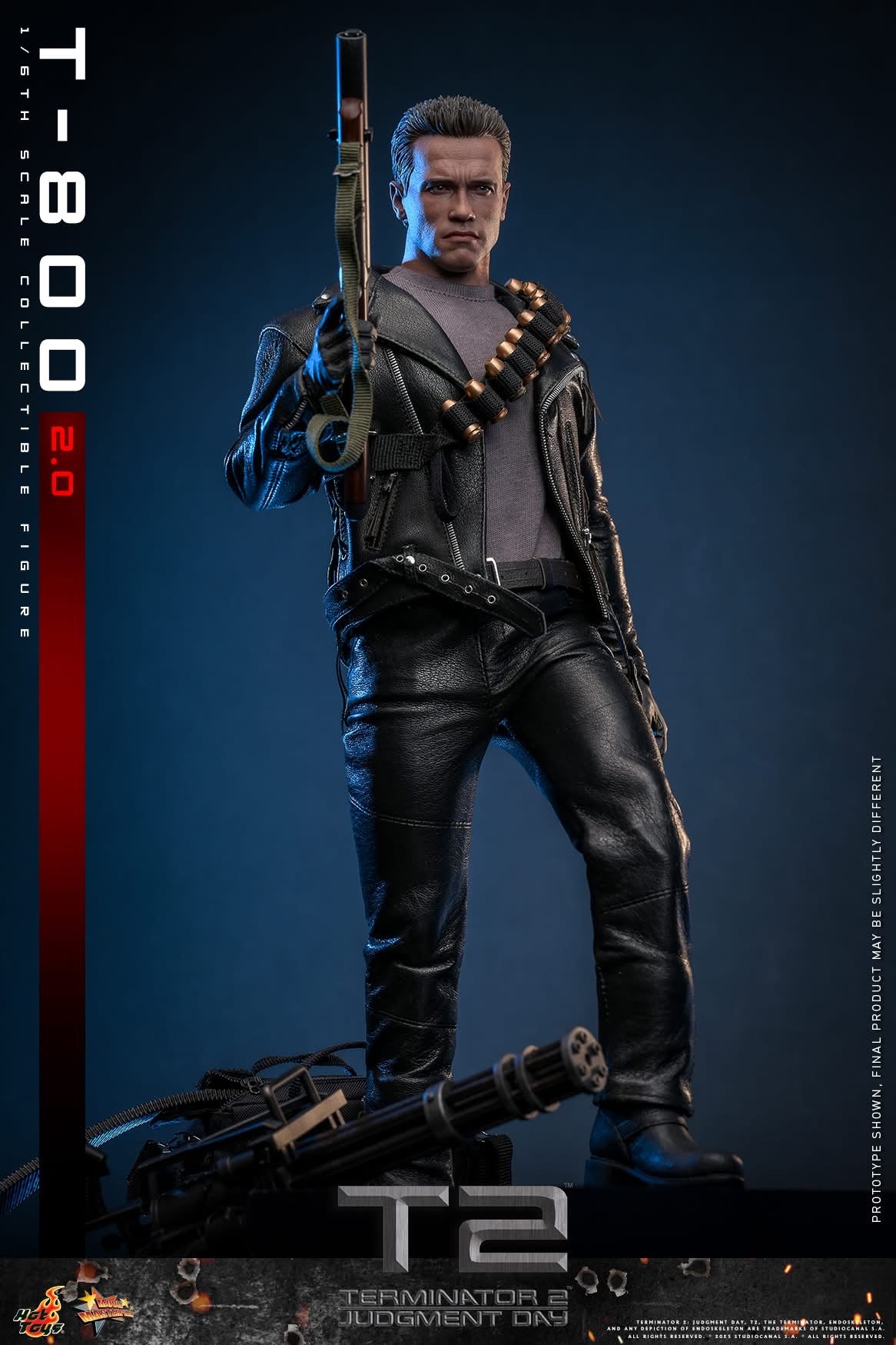 Preventa Figura T-800 (2.0) - Terminator 2: Judgment Day marca Hot Toys MMS795 escala 1/6