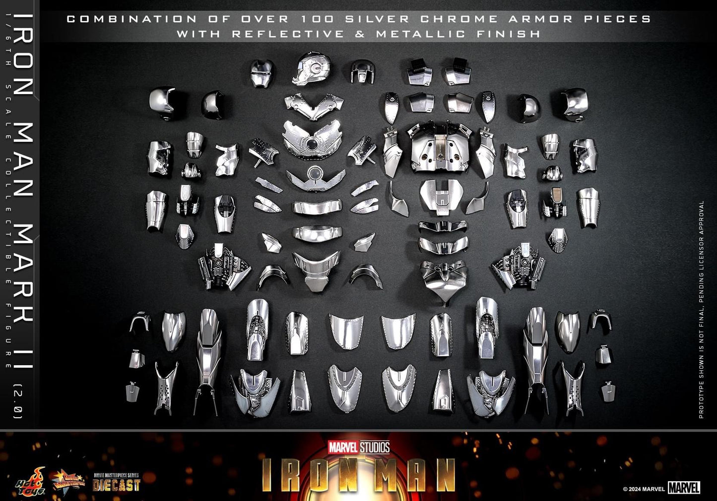 Preventa Figura Hot Toys Iron Man Mark II (2.0) marca Hot Toys MMS733 D59 escala 1/6
