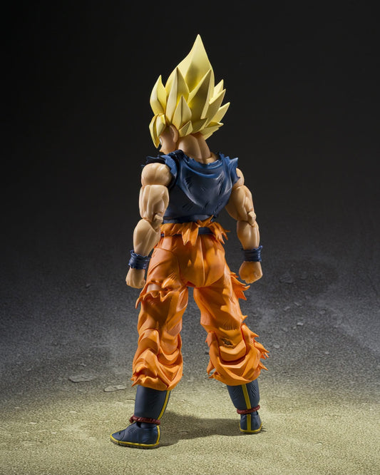 EN STOCK Figura SUPER SAIYAN SON GOKU - FIGHTER OF RAGE - S.H.Figuarts marca Bandai Namco escala 1/12 (SOLO 1 DISPONIBLE)