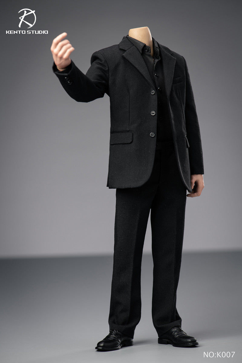 Pedido Set Bully Toby de traje negro con cuerpo marca Kento Studio K007 escala 1/6