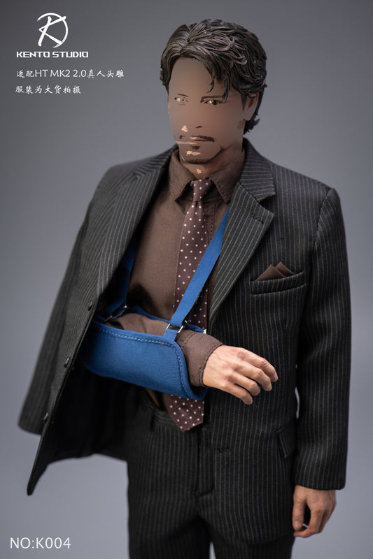 Pedido Set de traje de caballero con cuerpo marca Kento Studio K004 escala 1/6