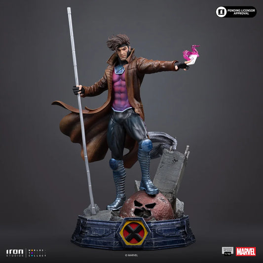 Preventa Estatua Gambit Unleashed - X-Men marca Iron Studios escala de arte 1/10