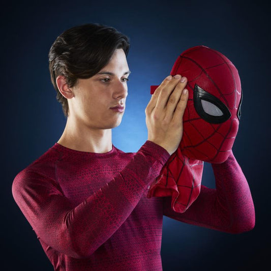 Pedido Mascara de Spider-Man (electrónica usable expresiva) - Spider-Man: Homecoming - Marvel Legends marca Hasbro escala real 1/1