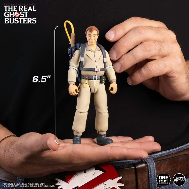 Preventa Figura Ray Stantz - The Real Ghostbusters marca Mondo escala pequeña 1/12