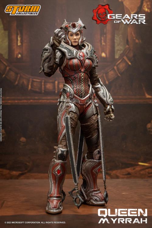 Preventa Figura Queen Myrrah - Gears of War marca Storm Collectibles escala pequeña 1/12
