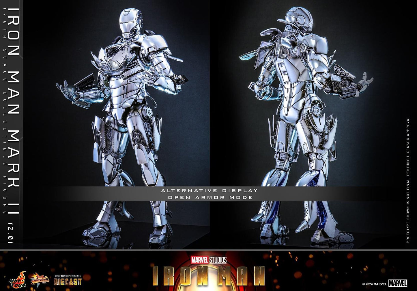 Preventa Figura Hot Toys Iron Man Mark II (2.0) marca Hot Toys MMS733 D59 escala 1/6