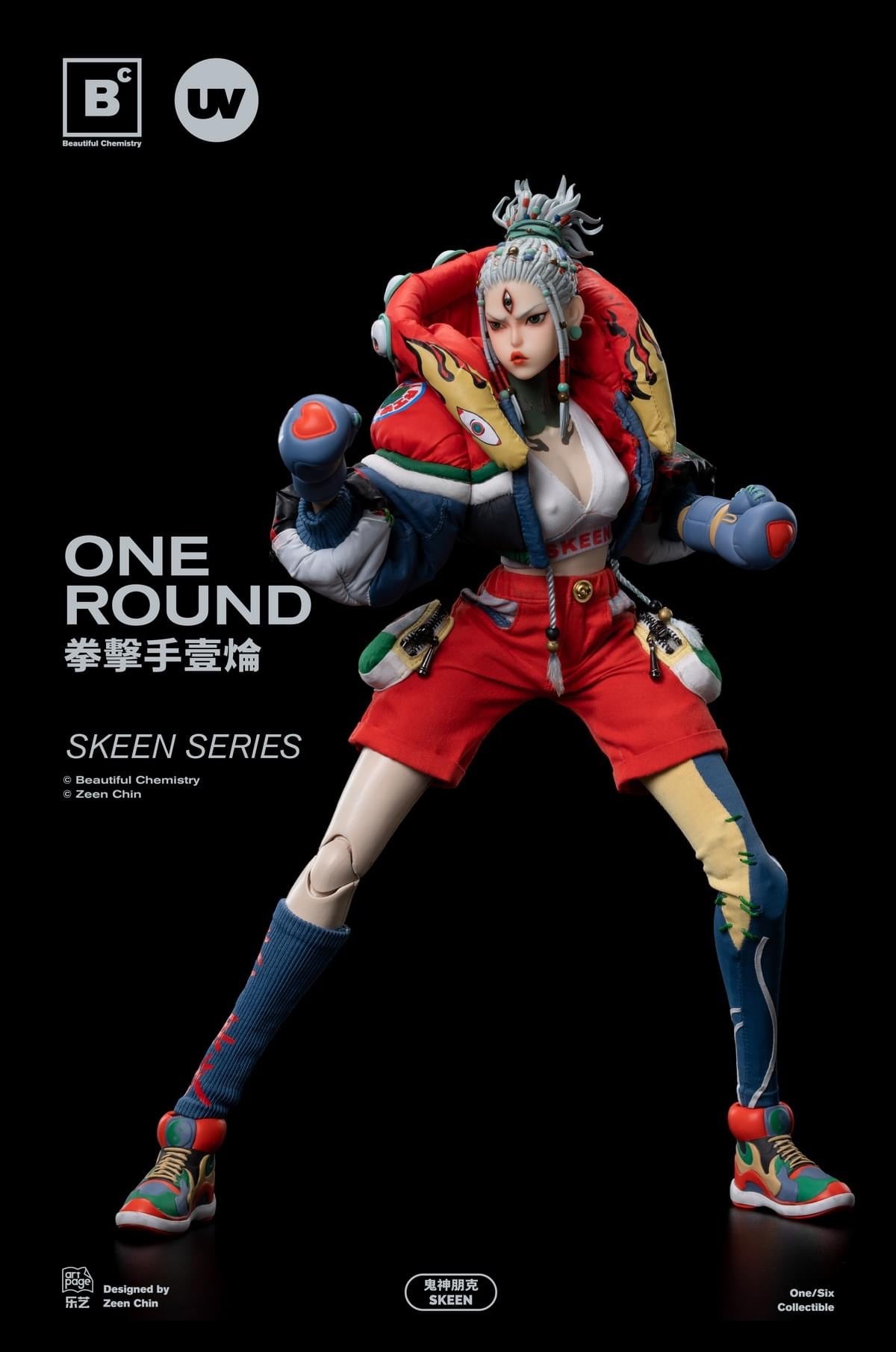 Preventa Figura One Round - Skeen Series marca Beautiful Chemistry UV202405 escala 1/6 (ART TOY)