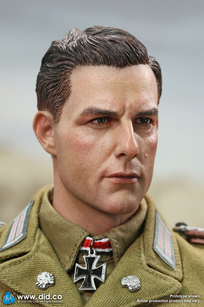 Preventa Figura Ishaan & Panzer Commander (2 cabezas 1 cuerpo) - Stauffenberg - WWII German Africa Corps Supply Duty marca DID V80185 escala 1/6