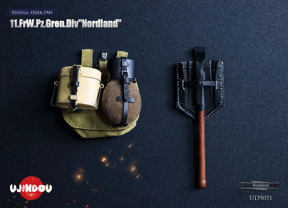 Preventa Figura WWII 11.FrW.Pz.Gren.Div "Nordland" - Vistula- Oder 1945 marca Ujindou UD9051 escala 1/6