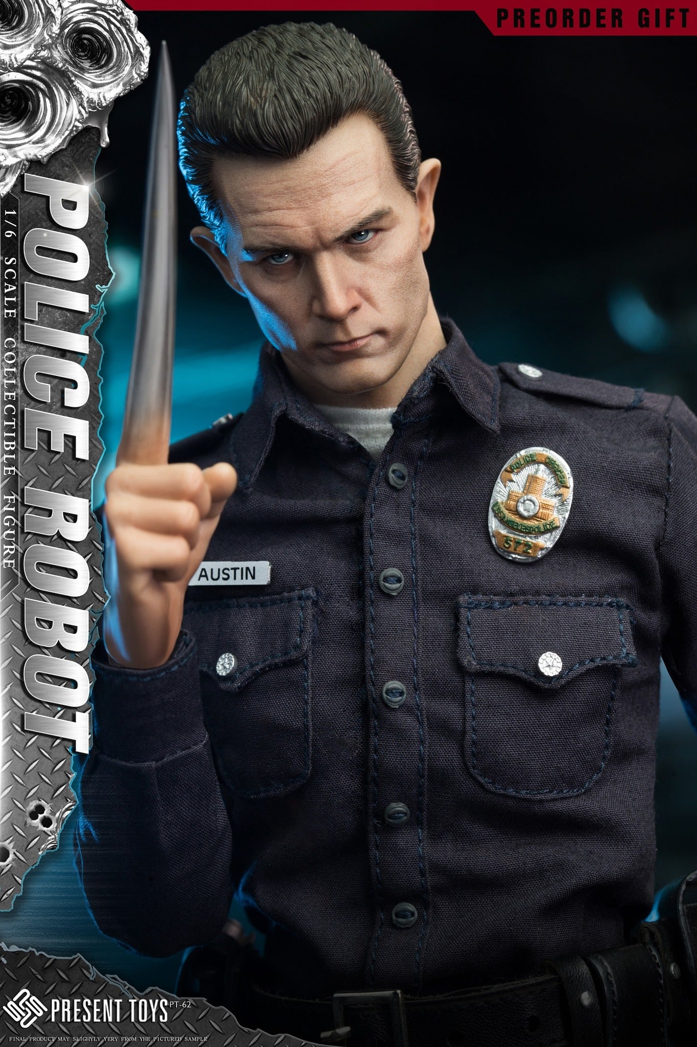 Pedido Figura Police Robot marca Present Toys SP62 escala 1/6