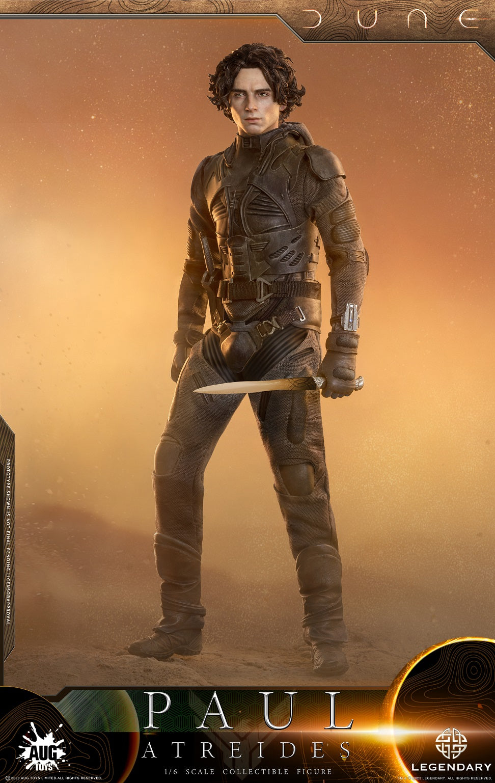 Pedido Figura Paul Atreides in Distillation Suit- Dune marca AUG Toys DL003 escala 1/6
