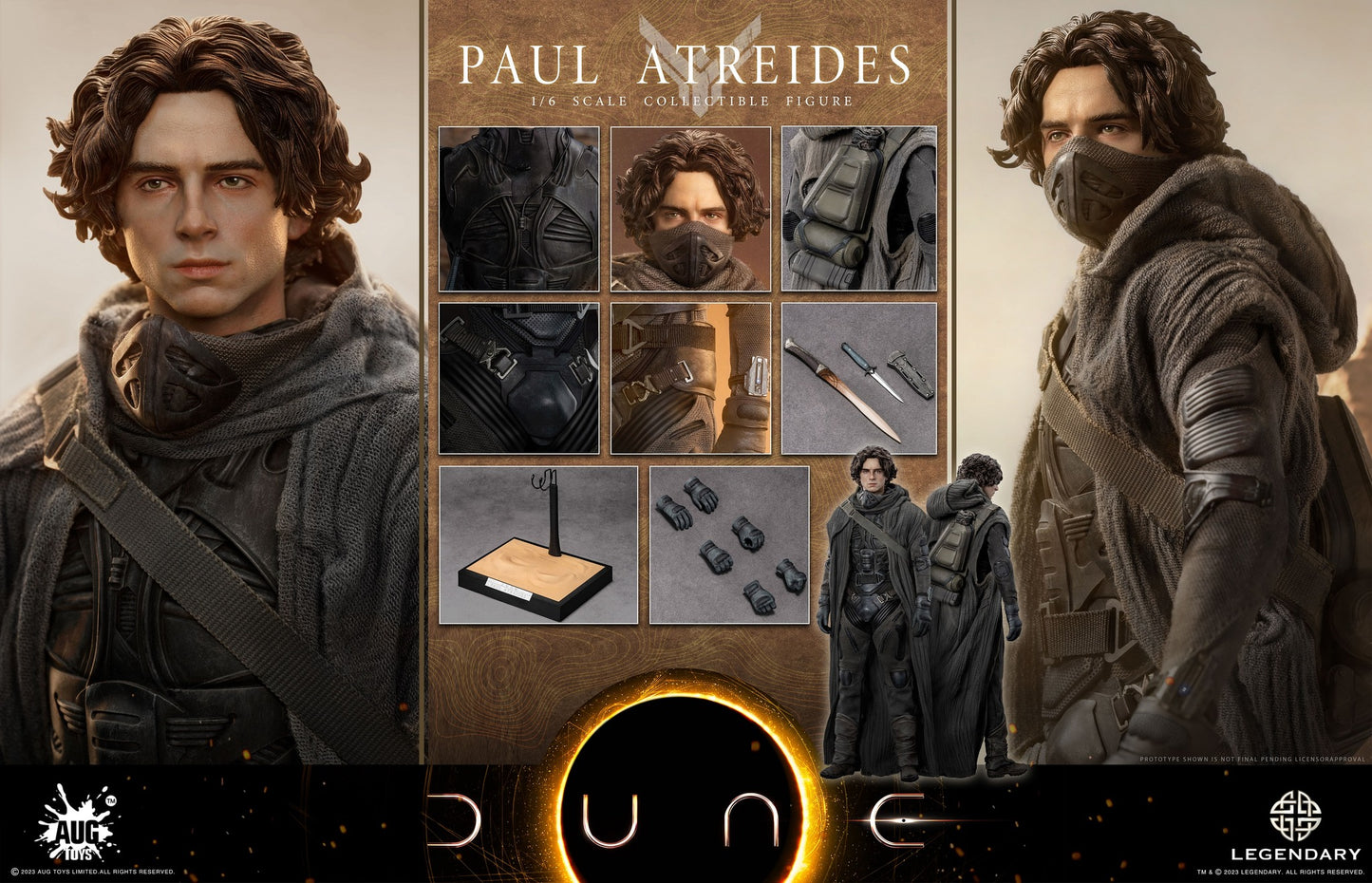Pedido Figura Paul Atreides in Distillation Suit- Dune marca AUG Toys DL003 escala 1/6