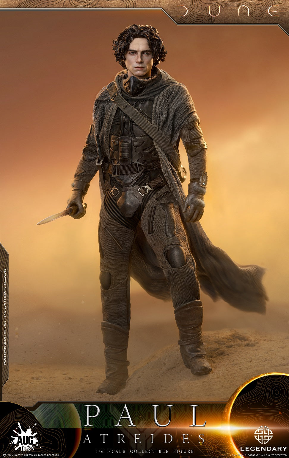 Pedido Figura Paul Atreides in Distillation Suit- Dune marca AUG Toys DL003 escala 1/6