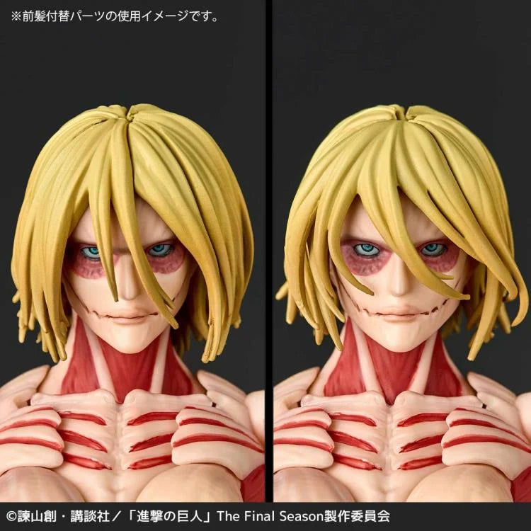 Preventa Figura Female Titan (Annie Leonhart) - Attack on Titan / Shingeki no Kyojin - Amazing Yamaguchi Revoltech marca Kaiyodo NR068 (16 cm)