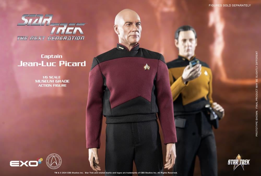 Pedido Figura Captain Jean-Luc Picard (Standard version) - Star Trek: The Next Generation marca EXO-6 EXO-01-019-STN escala 1/6