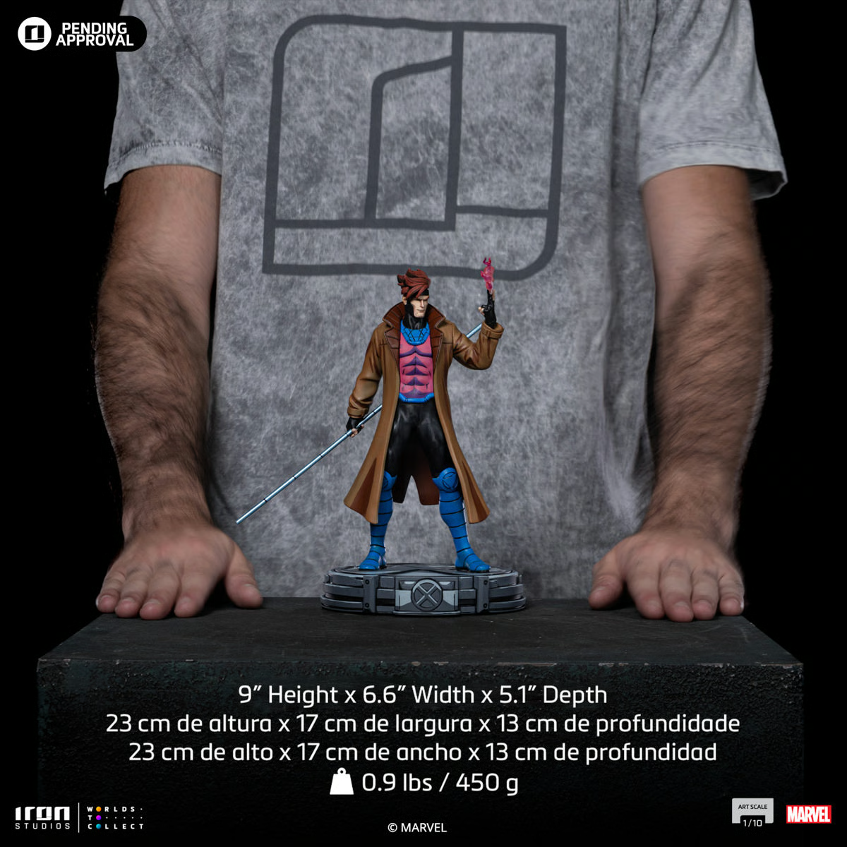 Pedido Estatua Gambit (Limited Edition) - X-Men '97 marca Iron Studios escala de arte 1/10