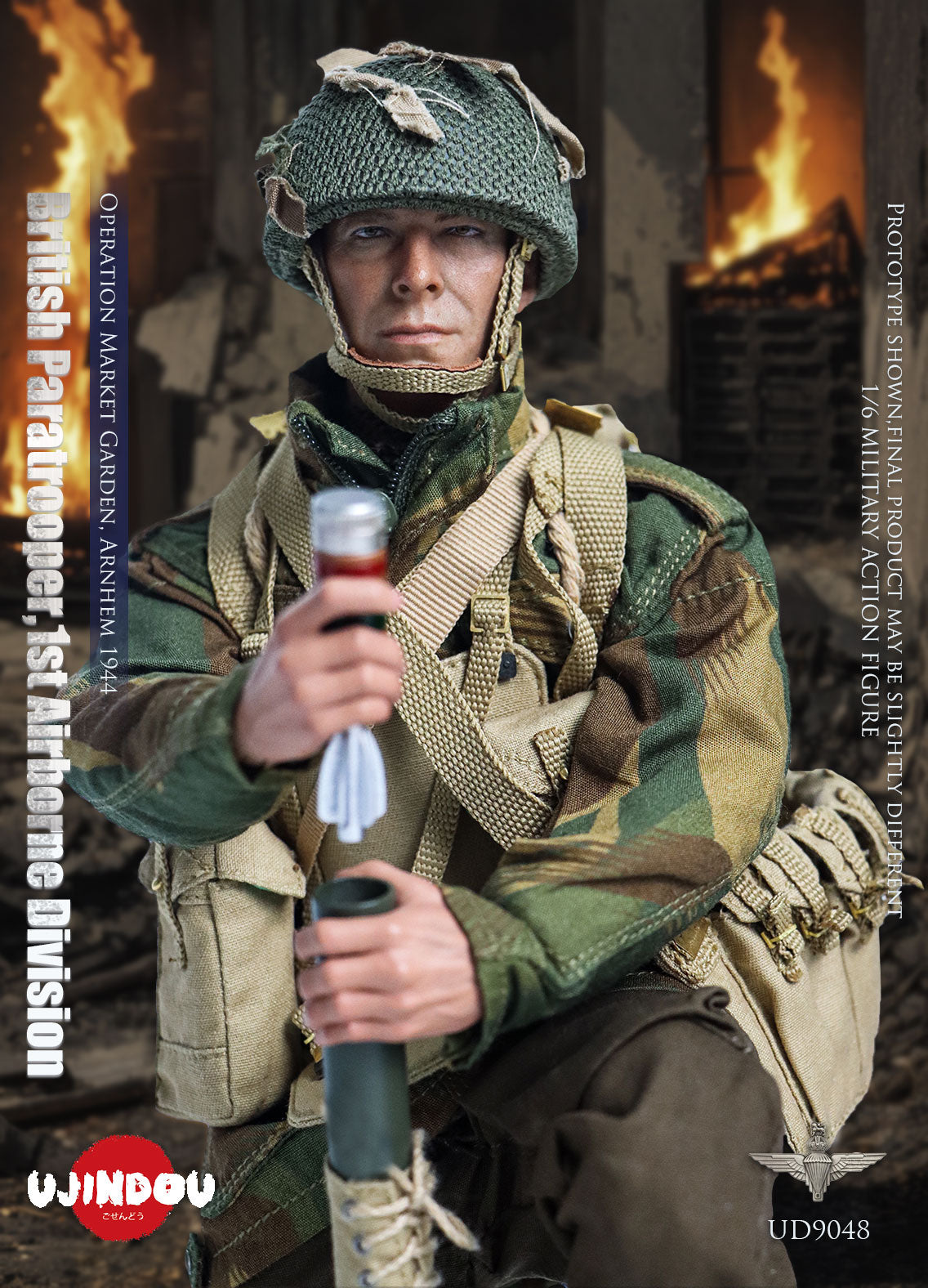 Pedido Figura British Paratrooper - 1st Airborne Division - Operation Market Garden - Arnhem 1944 marca Ujindou UD9048 escala 1/6