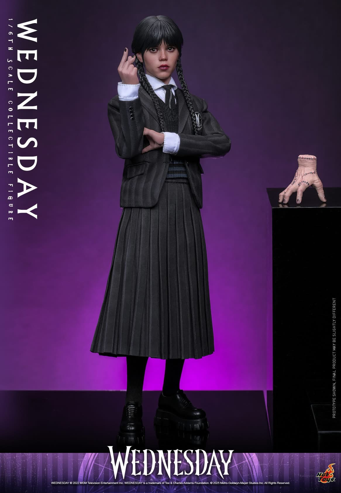 Preventa Figura WEDNESDAY - Wednesday (Netflix Series) marca Hot Toys TMS135 escala 1/6