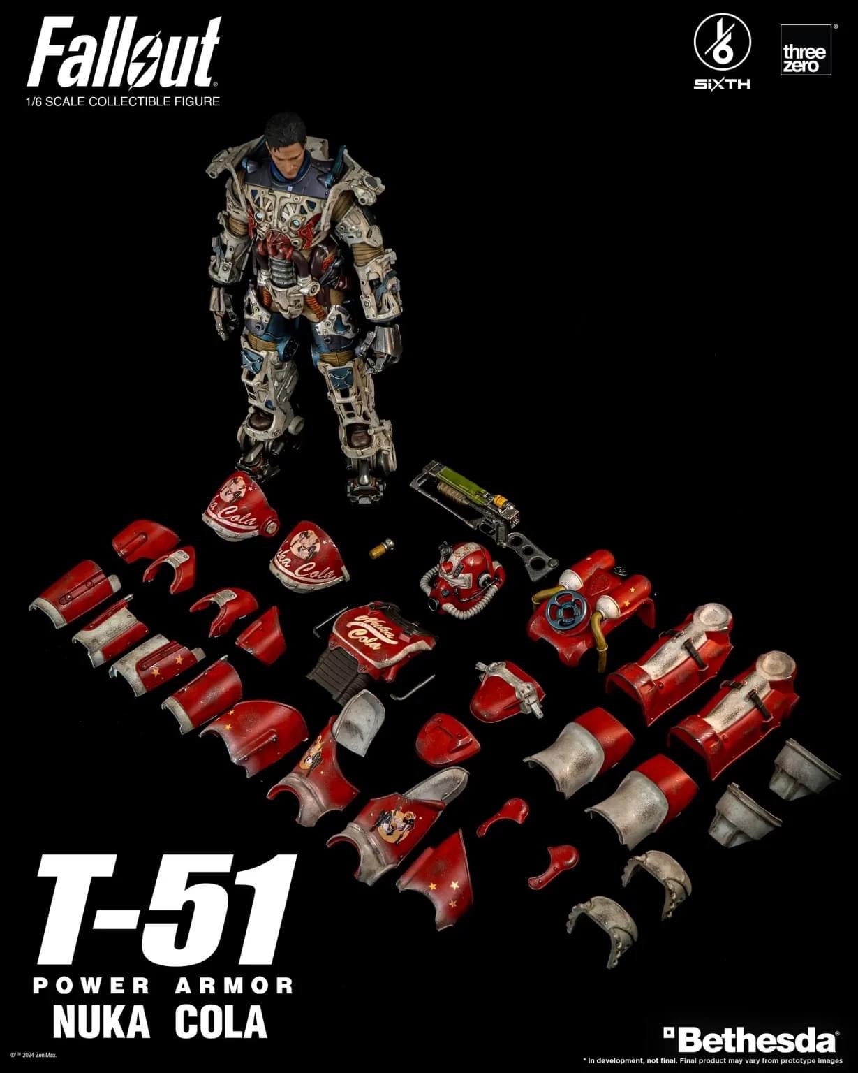 Pedido Figura T-51 (Nuka Cola) Power Armor - FALLOUT marca Threezero 3Z0773 escala 1/6
