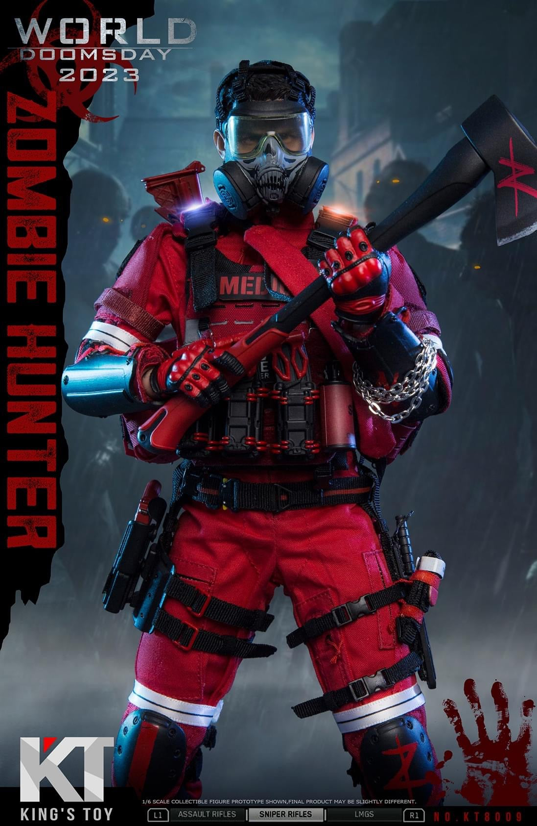 Pedido Figura Apocalypse - Zombie Hunter marca King's Toy KT8009 escala 1/6