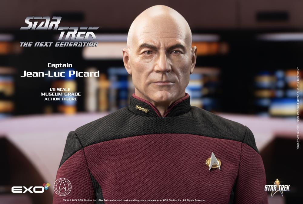 Pedido Figura Captain Jean-Luc Picard (Standard version) - Star Trek: The Next Generation marca EXO-6 EXO-01-019-STN escala 1/6