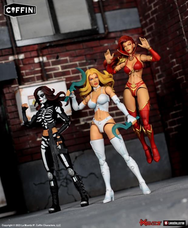 Pedido Figura La Muerta marca Executive Replicas escala pequeña 1/12