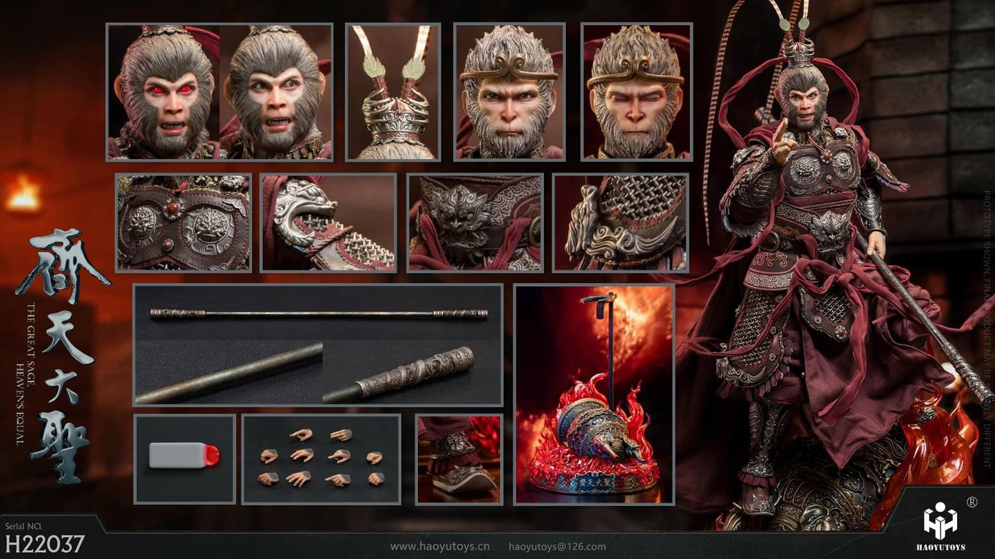 Preventa Figura Monkey King's Dark version (cobre) marca Haoyutoys H22037 escala 1/6