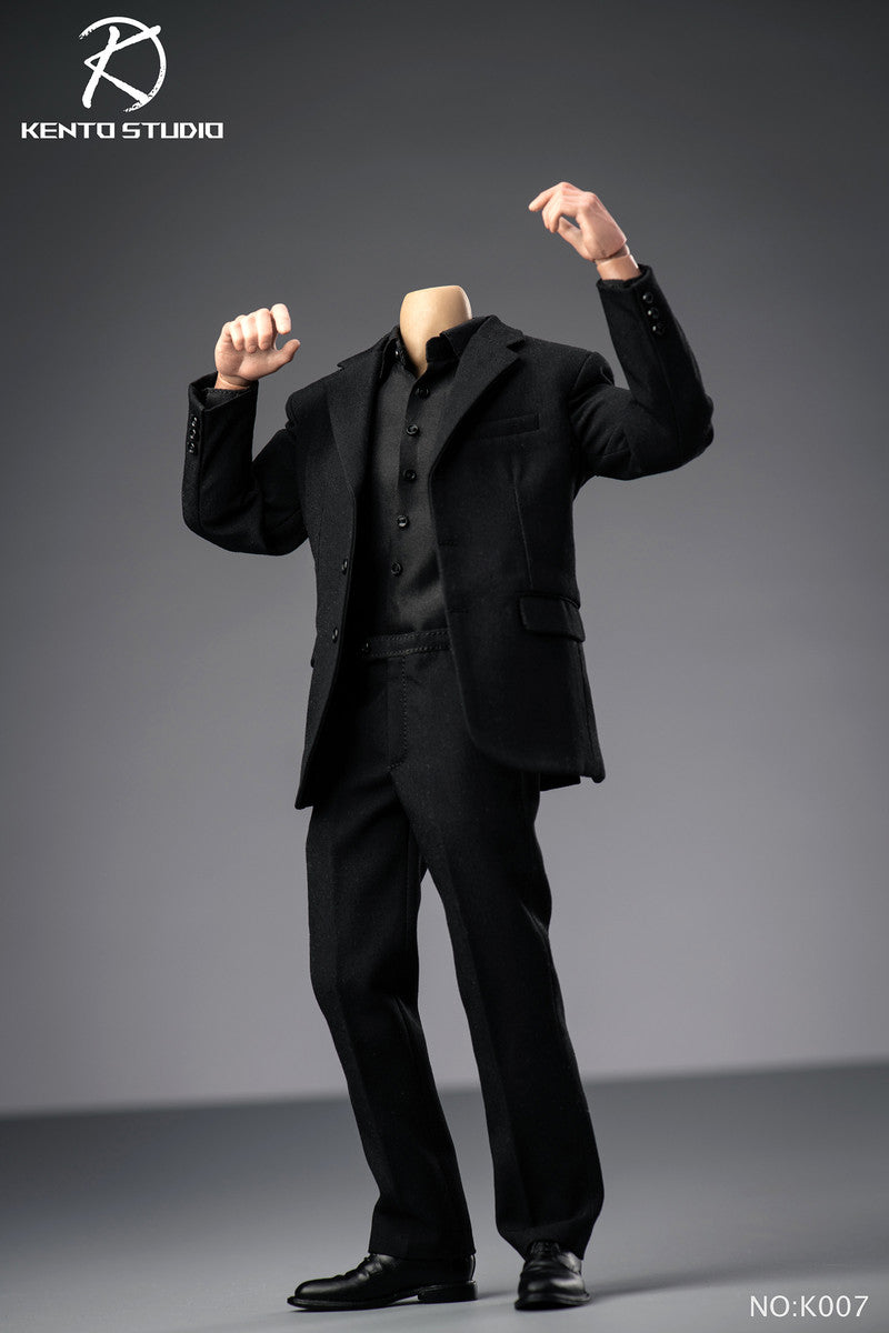 Pedido Set Bully Toby de traje negro con cuerpo marca Kento Studio K007 escala 1/6